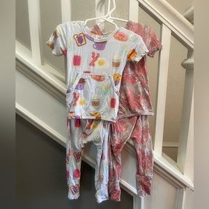 Ready Set Romper baby pajamas set of two 6-12 months